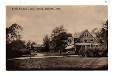 LAUREL BEACH, MILFORD, CT ~ 5TH AVENUE, HOMES, ELM CITY CO PUB ~ 1920s picture