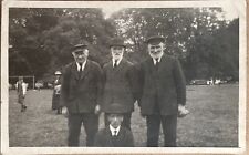 RPPC Older Men with Beards Antique Real Photo Postcard c1910 picture