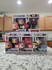 Funko Pop Lot MARVEL LADIES ALL EXCLUSIVES Wanda, Scarlett witch captain marvel picture
