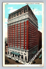 Hotel La Salle Chicago Illinois Postcard c1928 picture