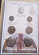 7 Bible Coin Replicas  set #2- can be used as an Educational Resource picture