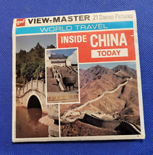 Gaf Vintage B255 Inside China Today World Travel view-master 3 Reels Packet picture