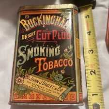 Vintage advertising Buckingham pocket tobacco tin Beautiful Condition Empty picture