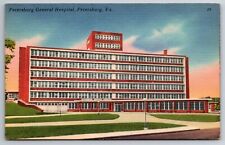 Vintage Postcard VA Petersburg General Hospital Linen ~12537 picture
