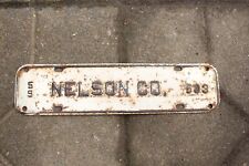 VINTAGE ORIGINAL 1959 NELSON COUNTY VIRGINIA LICENSE PLATE TOPPER AUTOMOTIVE TAG picture