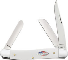 Case XX Medium Stockman Knife, U.S. Flag White Synthetic (CA-71225) picture