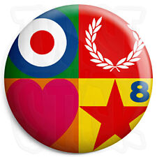 Paul Weller - Peter Blake - Mod Logo 25mm Button Badge with Fridge Magnet Option picture