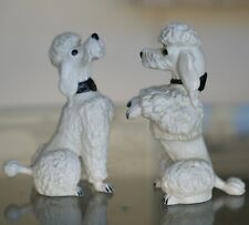 2 Vintage Poodles Dog Figurine Pair 8