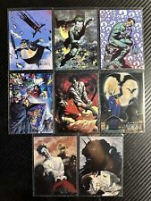 Vintage 1995 Skybox Batman Master Series Trading Card Lot Of 8 picture