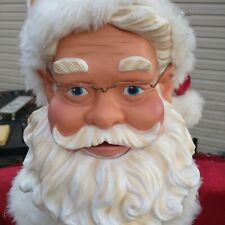 Gemmy 5ft Santa Claus Animated Singing Dancing Karaoke Santa READ FOR PARTS picture