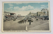 Vintage Postcard c1913 ~ Broadway Street View ~ Salisbury Beach Massachusetts MA picture