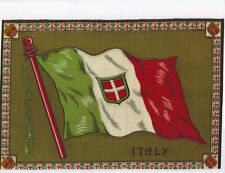 1900's Cigar Cigarette Tobacco Premium Large ITALY FLAG Felt Flannel Blanket picture