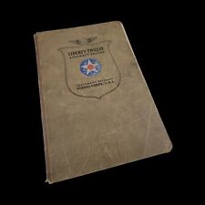WWI Era USA Signal Corps Liberty Twelve Aircraft Engine Manual Mail Plane picture