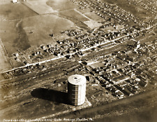 1927 Aerial View of Steelton, Pennsylvania Old Photo 8.5