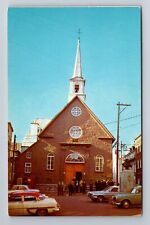 Quebec City-Quebec, Notre-Dame-des-Victoires, Catholic Church, Vintage Postcard picture