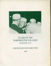 1943 Hanover, New Hampshire - Dartmouth College 40th Reunion Book 1983 picture