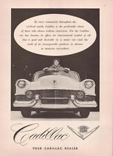 Cadillac An International Symbol good desirable in a motor car Print Ad 1954 picture
