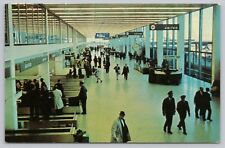 Postcard Chicago O'Hare International Airport, Interior, Illinois, Posted 1964 picture