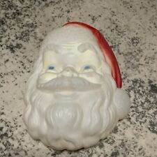 Vtg 1968 Empire Blow Mold Lighted Santa Clause Head 17” Christmas Decor NO CORD picture