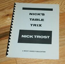 Nick's Table Trix (NICK TROST, 1972 Micky Hades publ., 2nd ed) --TMGS Book-MANIA picture