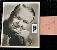 W.C. FIELDS Signed 1940's Autograph, Stickel & ACA (3 x LOA's) American Legend picture