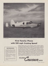 First Family Plane with 150mph Cruising Speed: Bellanca Cruisair Senior ad 1946 picture