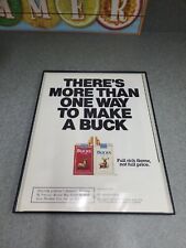 1990 Bucks Cigarettes Ad There's more than one way to make a Buck FRAMED 8.5 X11 picture