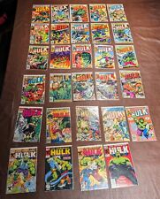 Incredible Hulk Vintage Lot 1973 And Up-29 Total  picture