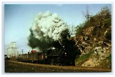 Postcard Grand Trunk Railroad's Train NO 17, Portland Maine 1956  A3 picture