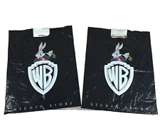Vtg Warner Bros Bags 1992 Bugs Bunny WB Shield Studio Store Collectable Shopping picture