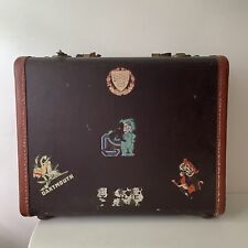 Vintage Trunk Ivy League College Yale Harvard Princeton 1940s Indian Chief Head  picture