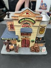 Lemax Coventry Cove Olde Firehouse Pizza & Brewery 2014 Christmas Village #45761 picture