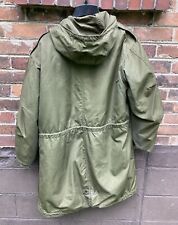 VINTAGE US ARMY M1951 FISHTAIL PARKA COMPLETE with liner Excellent Condition picture
