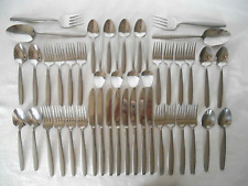 ONEIDA STAINLESS FLATWARE SET for 8 - 44 Pcs - Unknown Pattern picture