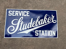 RARE PORCELAIN STUDEBAKER ENAMEL SIGN 42 INCHES DOUBLE SIDED picture