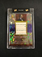 2022 Pieces Of The Past James A. Garfield Crystal Historical Jimbo Relic CC. picture