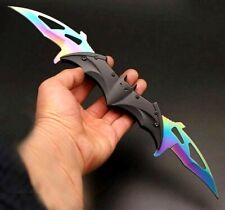 Spring Batman Rainbow Knife Assisted Folding Blade Pocket Dark Knight Joker NEW picture