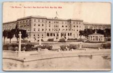 1908 BAY CITY MICHIGAN*THE NEW WENONA HOTEL & PARK*TOM JONES CINCINNATI POSTCARD picture