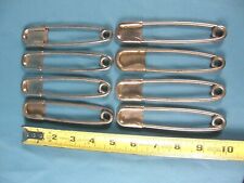 LOT of 8- Vintage Risdon Key Tag Safety Pin 5” Very Good Condition picture
