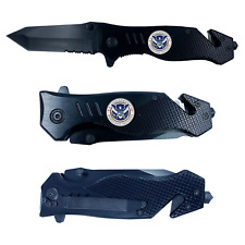 DHS collectible Officer 3-in-1 Police Tactical Rescue knife tool with Seatbelt C picture