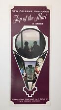 1960s New Orleans Fabulous Top of the Mart Travel Brochure Canal Street picture