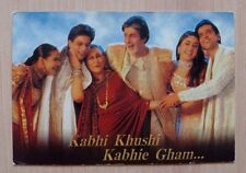 Shah Rukh -Kajol-Amitabh-Jaya-Karina-Hritik-Bollywood Rare Postcard Post Card picture