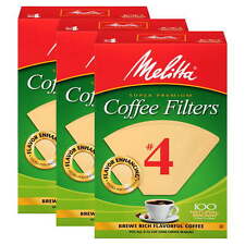 Melitta #4 Natural Brown Cone Coffee Filters, Coffee & Espresso and Accessories picture