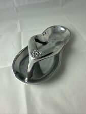 Fun IHI INDIA PEWTER Sandal Flip Flop RARE Candy Dish picture