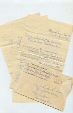1943 (2) Hand Written Letters to Rebekah Lodge Minden, Nebraska Lodge picture