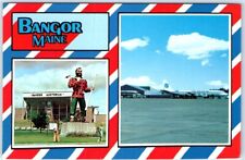 Postcard - Bangor International Airport, Bangor, Maine picture