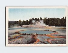 Postcard Castle Well And Castle Cone, Yellowstone Park, Wyoming picture