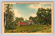 Plainwell MI-Michigan, Red Brick Tavern, Advertising, Antique Vintage Postcard picture
