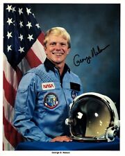 GEORGE D. NELSON Signed Autographed 8x10 NASA ASTRONAUT Litho Photo picture