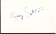 Grady Sutton. (1908-1955). My Fair Lady & Batman series. 5x3 signed card. COA picture